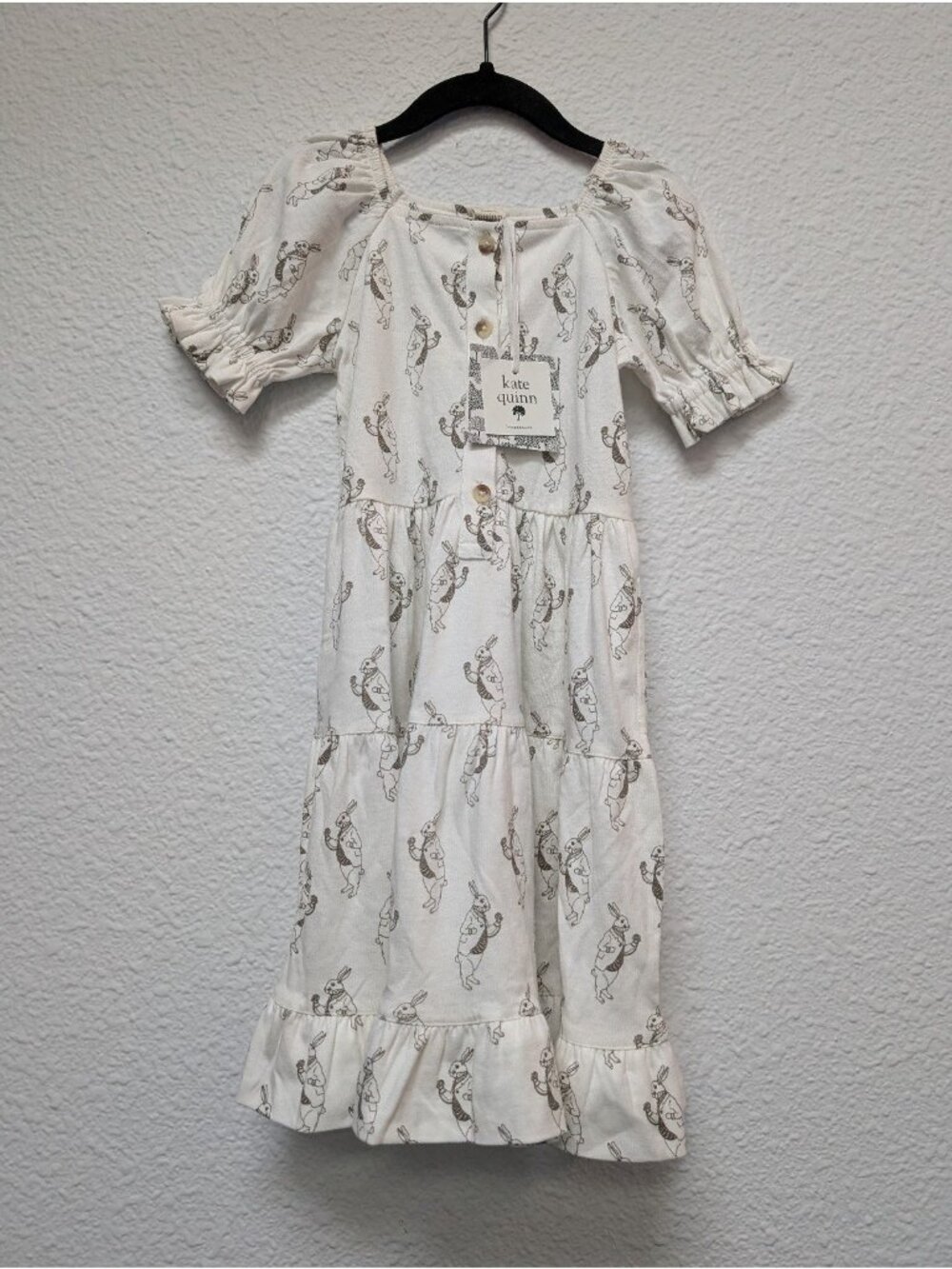 Kate Quinn 3T Organic Cotton Fancy Rabbit Alice in Wonderland Dress Princess